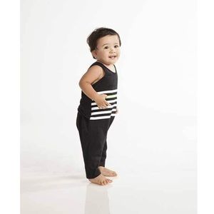 Joah Love One Pieces - !! NWT Black Striped Playsuit by Joah Love Joah Love One Pieces - !! NWT Black Striped Playsuit by Joah Love
